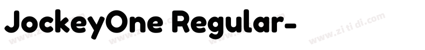 JockeyOne Regular字体转换